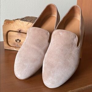 J. Crew Factory Suede Smoking Loafers